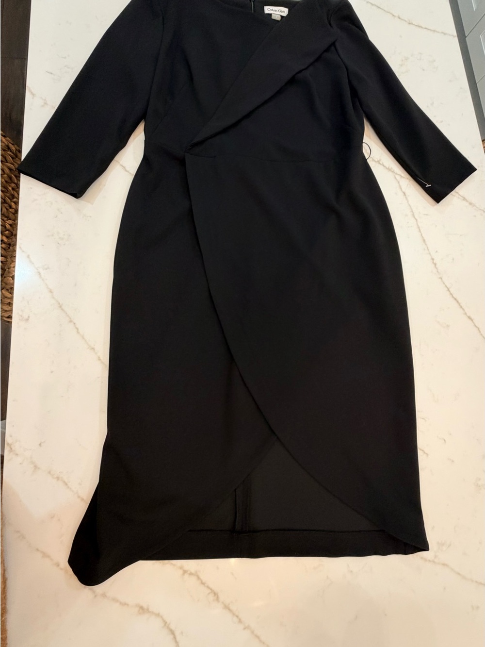 Calvin Klein Black Midi Dress